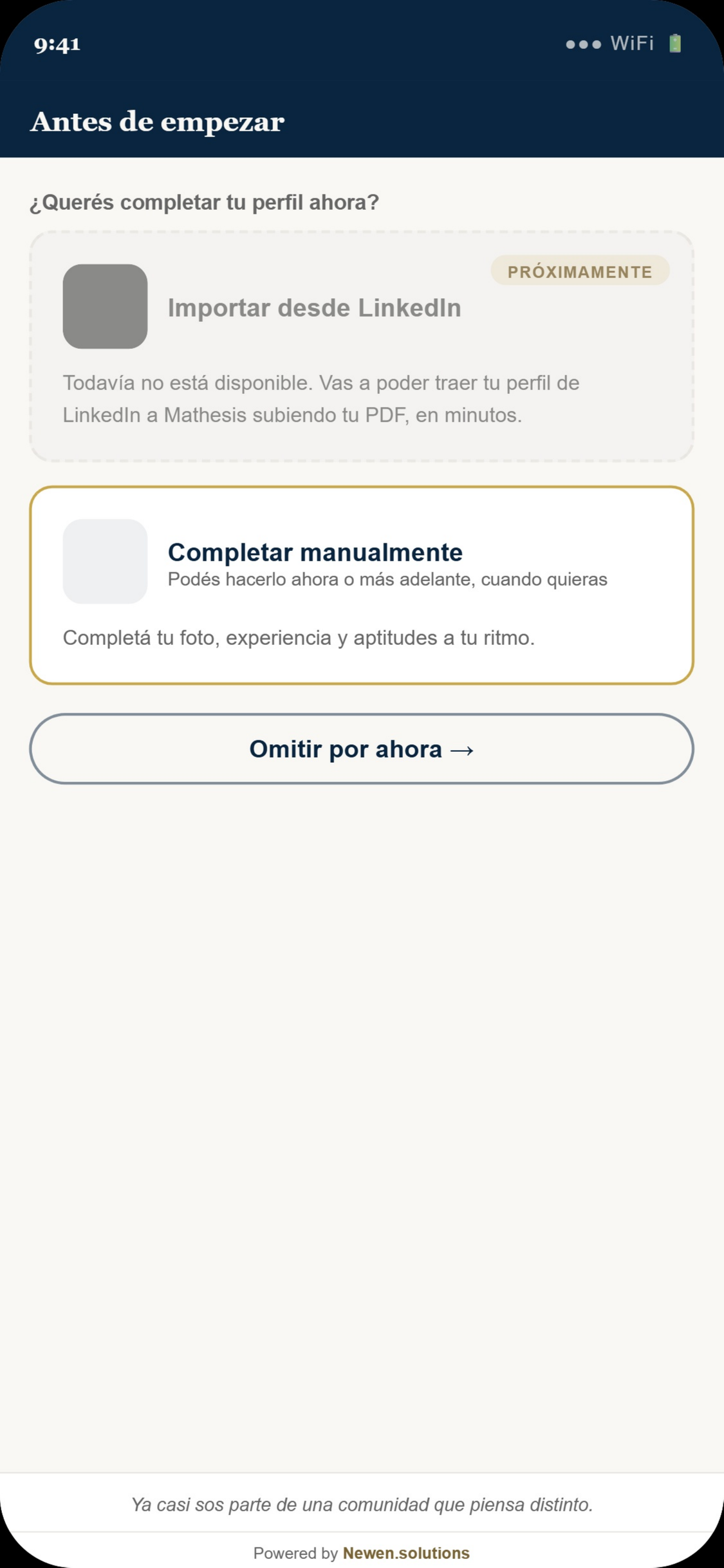 Onboarding