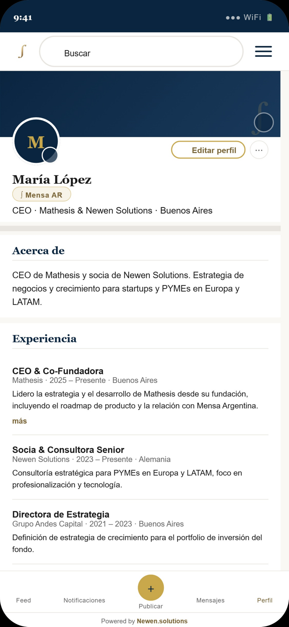 Perfil Propio